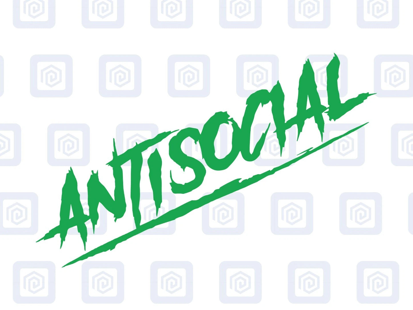 Antisocial Sticker JDM DUB Euro Stance VAG Vinyl Decal Graphic