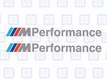M Performance BMW Style Side Skirt Sill Sticker Decal Style Stickers Pair - x 2