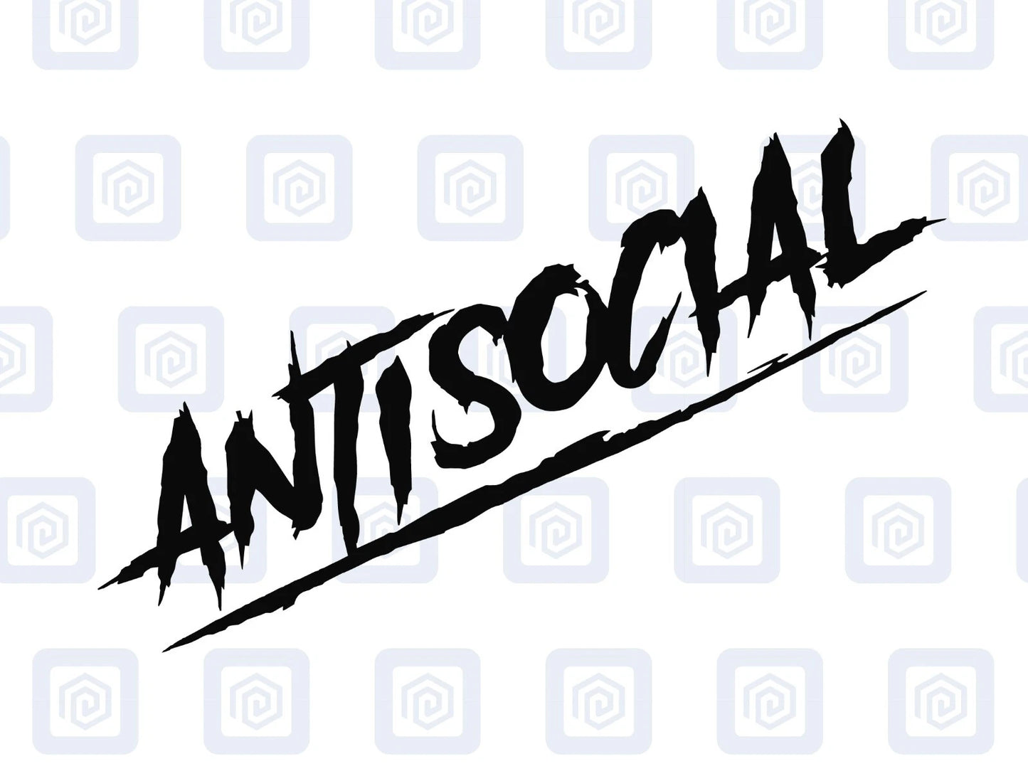 Antisocial Sticker JDM DUB Euro Stance VAG Vinyl Decal Graphic