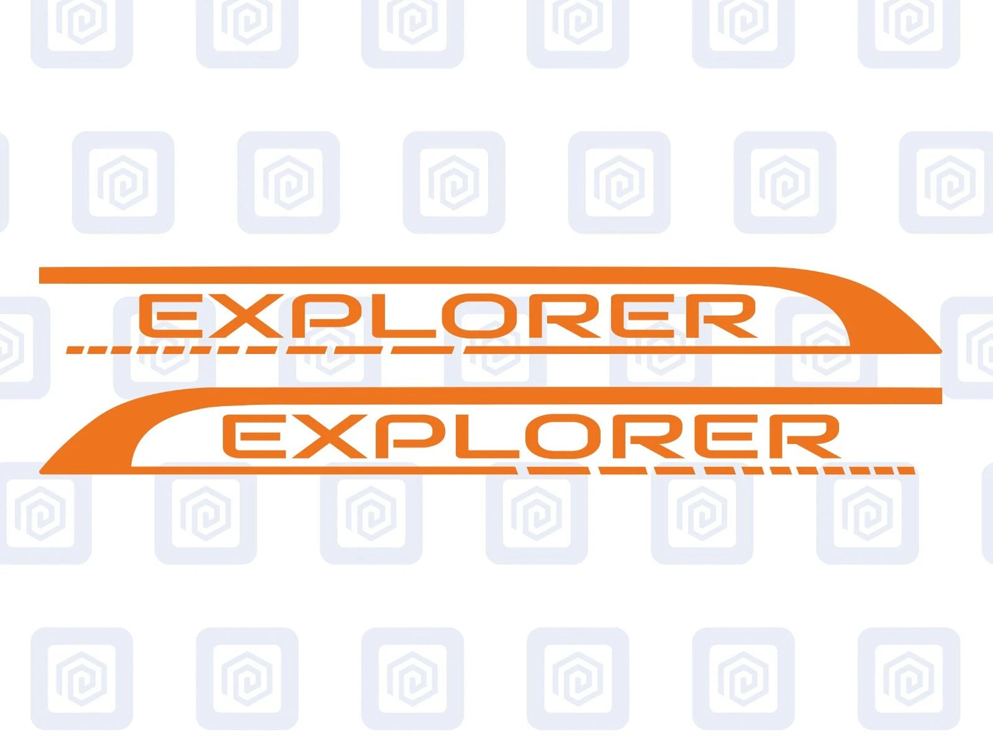 Explorer Side Graphics Vinyl Decal For Camper Van Caravan Motorhome Sticker