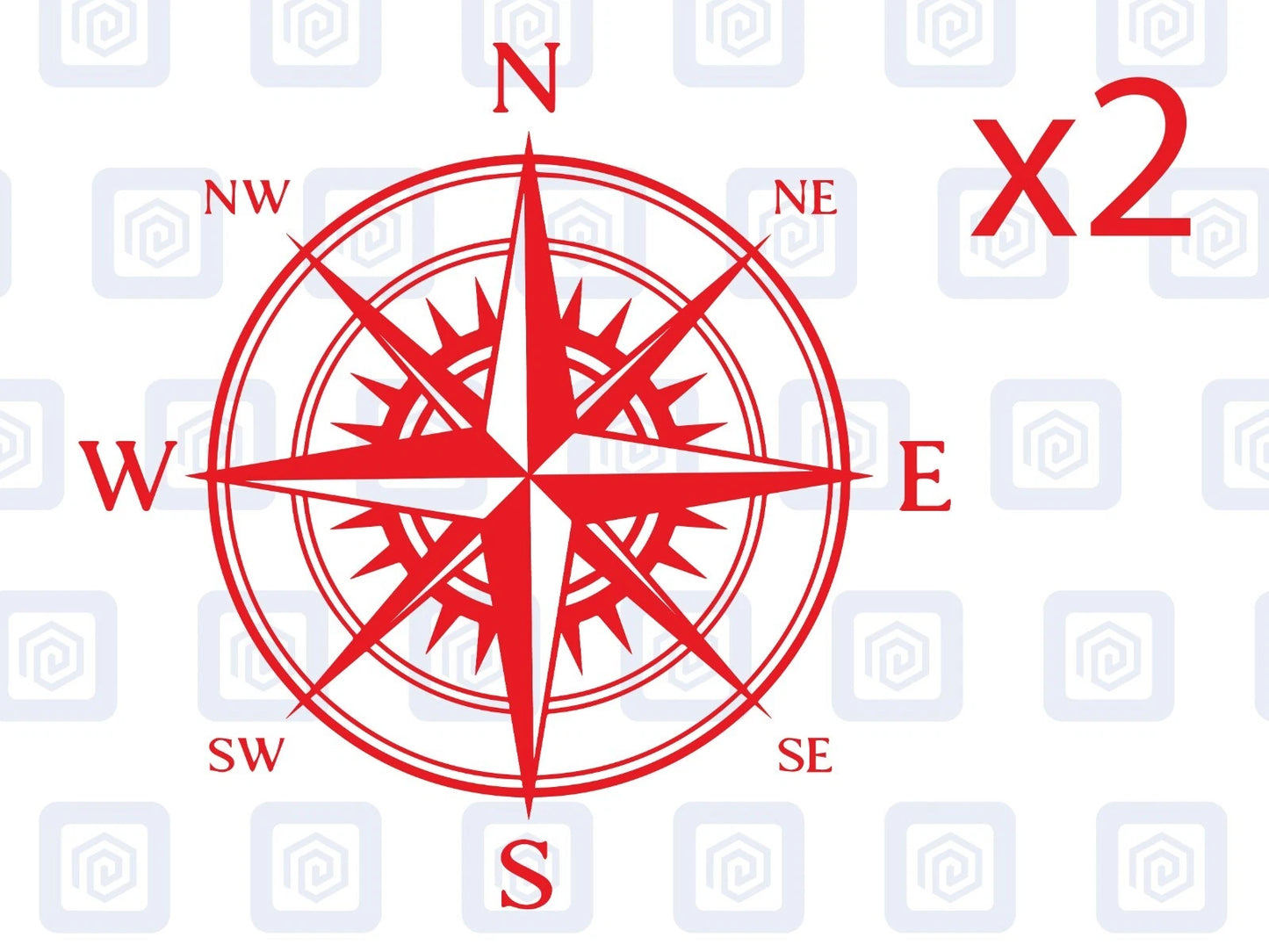 Compass Vinyl Decal For Camper Van Caravan Motorhome Sticker Graphic Campervan