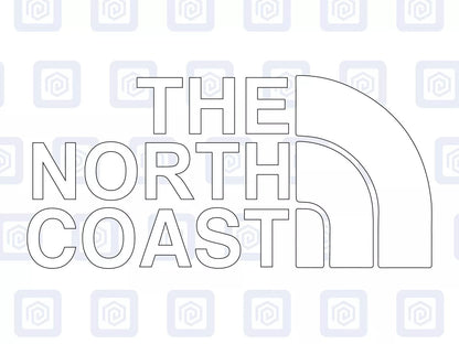 The North Coast Camping Surf Sea Sticker Decal Graphic Camper Van Skate Beach