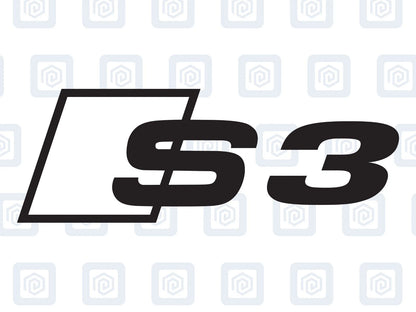 Audi S3 Logo Premium Door Sill Decals Stickers A3 A4 A5 A6 S3 S4 S5 RS3 RS4