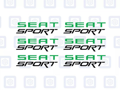 Seat Sport Leon Ibiza Cupra Ateca Brake Caliper Decal Style Stickers - x 6