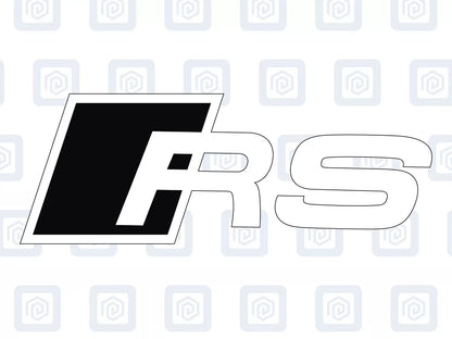Audi RS Logo Premium Door Sill Decals Stickers A3 A4 A5 S3 S4 S5 RS3 RS4