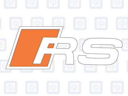 Audi RS Logo Premium Door Sill Decals Stickers A3 A4 A5 S3 S4 S5 RS3 RS4