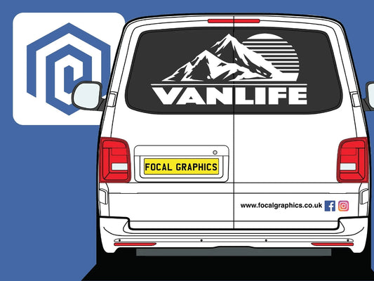 XL Van Life Camping Vinyl Decals For Camper Van Caravan Sticker Graphic