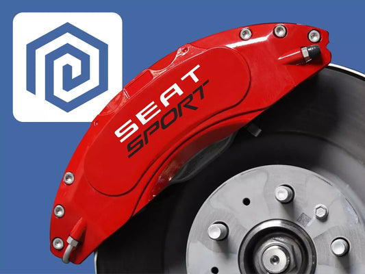 Seat Sport Leon Ibiza Cupra Ateca Brake Caliper Decal Style Stickers - x 6