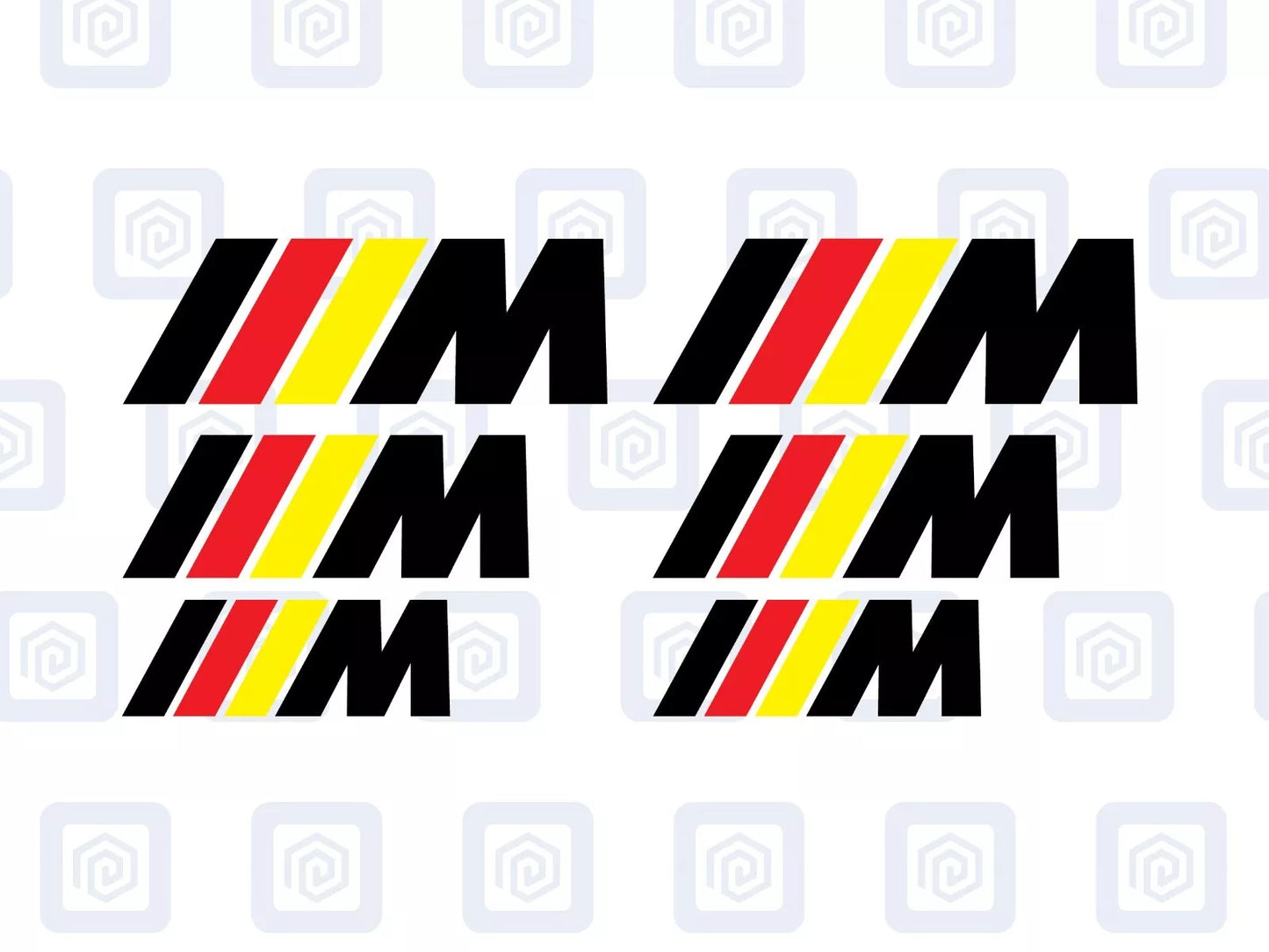 M Sport Brake Caliper Decals Fits BMW 318 320 325 330 335 sticker (set of 6)