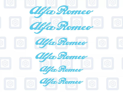 Alfa Romeo 6x Brake Caliper Decal Stickers Mito Giulia Stelvio Tonale High Temp