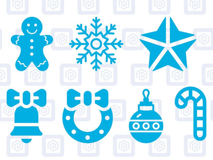 Christmas Sticker Pack Selection Set Special Wall Art Vinyl Wall Decal