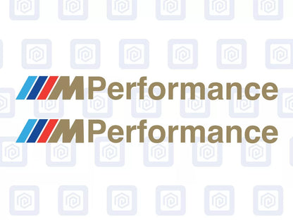M Performance Sport 4 Colour Mirror Decal Fits BMW Sticker (set of 2)