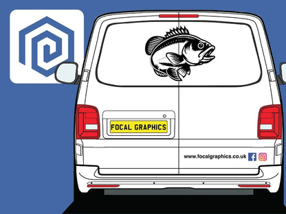 Carp Course Fishing Decal For Camper Van Caravan Motorhome Sticker Campervan