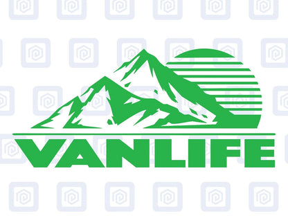 XL Van Life Camping Vinyl Decals For Camper Van Caravan Sticker Graphic