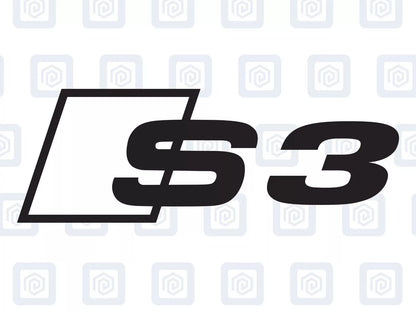 Audi S3 Style Brake Caliper Decals A3 Hatch Sportback sticker logos (set of 6)