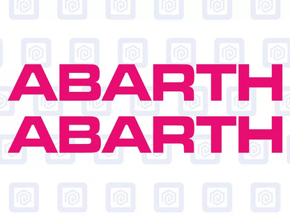 Fiat Abarth 500 595 695 Side Door Decal Sticker (Set of 2) Twin Air Sport Pop