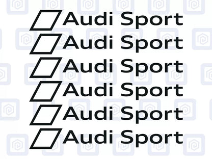 Audi Sport Logo Premium Door Sill Decals Stickers A3 A4 A5 S3 S4 S5 RS3 RS4