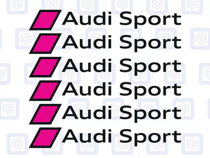 Audi Sport Logo Premium Door Sill Decals Stickers A3 A4 A5 S3 S4 S5 RS3 RS4