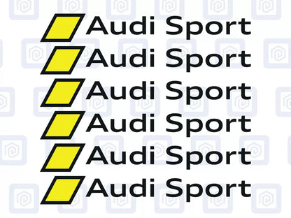 Audi Sport Logo Premium Door Sill Decals Stickers A3 A4 A5 S3 S4 S5 RS3 RS4
